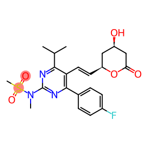 Methanesulfonamide, N-[4-(4-fluorophenyl)-6-(1-methylethyl)-5-[(1E)-2-[(2R,4R)-tetrahydro-4-hydroxy-6-oxo-2H-pyran-2-yl]ethenyl]-2-pyrimidinyl]-N-methyl-
