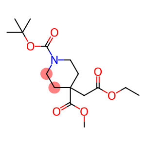 Methyl 1-BOC-4-(2-ethoxy-2-oxoethyl)piperidine-4-carboxylate