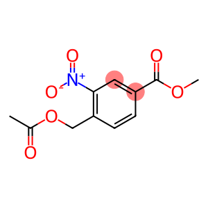 Benzoic acid, 4-[(acetyloxy)methyl]-3-nitro-, methyl ester