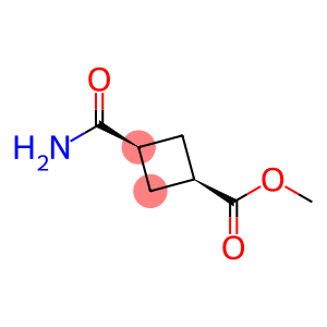 Cyclobutanecarboxylic acid, 3-(aminocarbonyl)-, methyl ester, cis- (9CI)