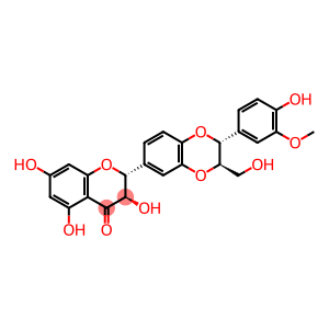 (2R,3R)-2-[(2R,3R)-2,3-Dihydro-2-(4-hydroxy-3-methoxyphenyl)-3-(hydroxymethyl)-1,4-benzodioxin-6-yl]-2,3-dihydro-3,5,7-trihydroxy-4H-1-benzopyran-4-one