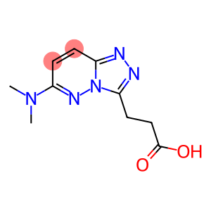 3-(6-Dimethylamino-[1,2,4]triazolo[4,3-b]pyridazin-3-yl)-propionic acid