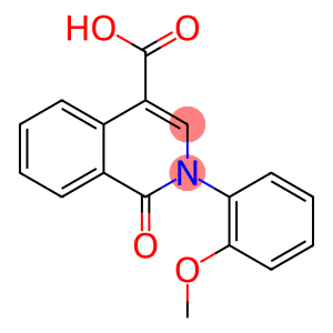 4-Isoquinolinecarboxylic acid, 1,2-dihydro-2-(2-methoxyphenyl)-1-oxo-