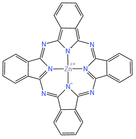 (SP-4-1)-(Phthalocyaninato(2-)-N(sup 29),N(sup 30),N(sup 31),N(sup 32))zinc