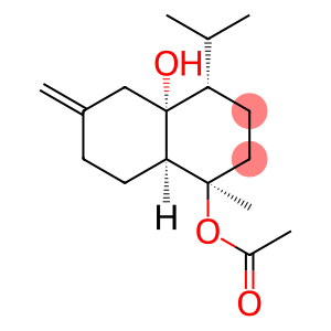 (1R,4S,4aR,8aR)-rel-Octahydro-1-methyl-6-methylene-4-(1-methylethyl)-1,4a(2H)-naphthalenediol 1-acetate