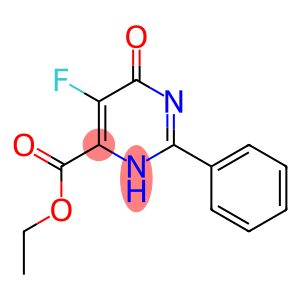 ethyl 5-fluoro-6-oxo-2-phenyl-3H-pyrimidine-4-carboxylate