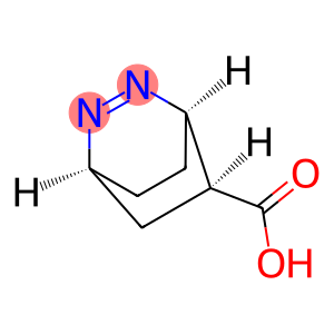 2,3-Diazabicyclo[2.2.2]oct-2-ene-5-carboxylic acid, (1α,4α,5β)- (9CI)