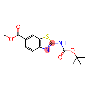 6-Benzothiazolecarboxylic acid, 2-[[(1,1-dimethylethoxy)carbonyl]amino]-, methyl ester
