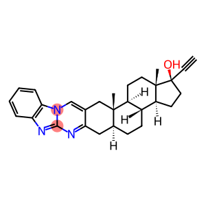 17-β-Hydroxy-17-α-ethynyl-5-α-androstano[3,2-β]pyrimido[1,2-α]benzimidazole