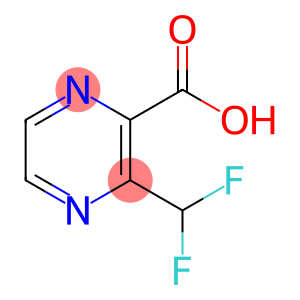 2-Pyrazinecarboxylic acid, 3-(difluoromethyl)-