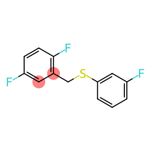 Benzene, 1,4-difluoro-2-[[(3-fluorophenyl)thio]methyl]-