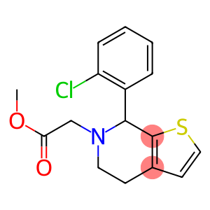 Thieno[2,3-c]pyridine-6(5H)-acetic acid, -(2-chlorophenyl)-4,7-dihydro-, Methyl este
