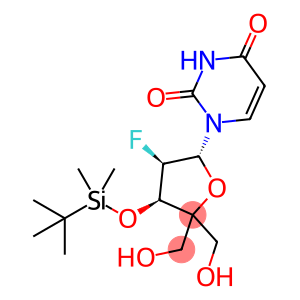 1-((2R,3R,4R)-4-((tert-butyldimethylsilyl)oxy)-3-fluoro-5,5-bis(hydroxymethyl)tetrahydrofuran-2-yl)pyrimidine-2,4(1H,3H)-dione