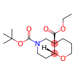 (4aR,8aR)-6-tert-butyl 4a-ethyl hexahydro-2H-pyrano[3,2-c]pyridine-4a,6(7H)-dicarboxylate