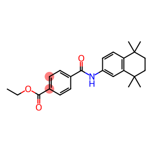 Benzoic acid, 4-[[(5,6,7,8-tetrahydro-5,5,8,8-tetramethyl-2-naphthalenyl)amino]carbonyl]-, ethyl ester