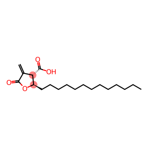 3-Furancarboxylic acid, tetrahydro-4-methylene-5-oxo-2-tridecyl-, (2R,3S)-