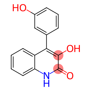 2(1H)-Quinolinone, 3-hydroxy-4-(3-hydroxyphenyl)-