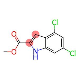 1H-Indole-2-carboxylic acid, 4,6-dichloro-, Methyl ester