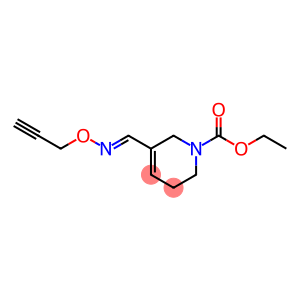 1(2H)-Pyridinecarboxylic acid, 3,6-dihydro-5-[[(2-propynyloxy)imino]methyl]-, ethyl ester, (E)- (9CI)