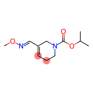 1(2H)-Pyridinecarboxylic acid, 3,6-dihydro-5-((methoxyimino)methyl)-,  1-methylethyl ester, (E)-