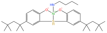 (1-丁胺)[[2,2-(硫-KS)二[4-(1,1,3,3,-四甲基丁基)苯酚根合-KO]](2-)]镍
