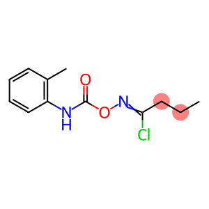 Butanimidoyl chloride, N-[[[(2-methylphenyl)amino]carbonyl]oxy]-