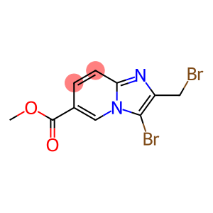 Methyl 3-bromo-2-(bromomethyl)imidazo[1,2-a]pyridine-6-carboxylate