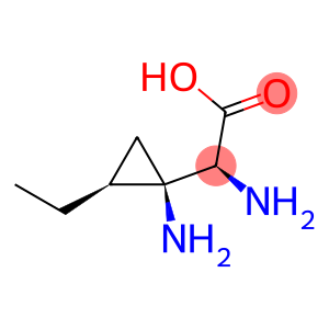 Cyclopropaneacetic acid, alpha,1-diamino-2-ethyl-, [1R-[1alpha,1(S*),2alpha]]- (9CI)