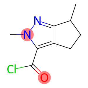 3-Cyclopentapyrazolecarbonylchloride,2,4,5,6-tetrahydro-2,6-dimethyl-(9CI)