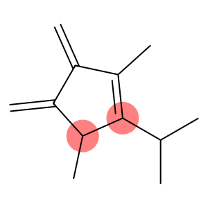 Cyclopentene, 1,3-dimethyl-4,5-bis(methylene)-2-(1-methylethyl)-