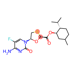 (2R,5S)-5-氟胞嘧啶-1-基-[1,3]-氧硫杂环戊烷-2-羧酸孟酯(FCME)