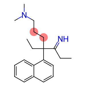 1-Naphthalenebutanamine, δ-ethyl-δ-(1-iminopropyl)-N,N-dimethyl-