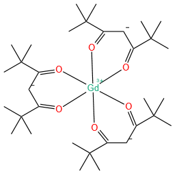 三(2,2,6,6-四甲基-3,5-庚二酮酸)钆 GD(TMHD)3