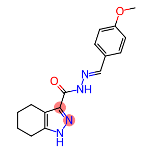 (E)-N-(4-methoxybenzylidene)-4,5,6,7-tetrahydro-1H-indazole-3-carbohydrazide