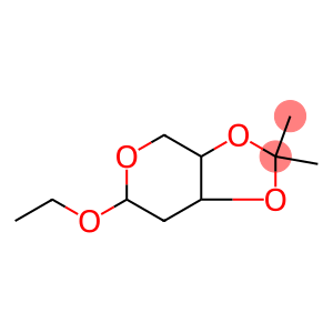 α-erythro-Pentopyranoside, ethyl 2-deoxy-3,4-O-(1-methylethylidene)- (9CI)
