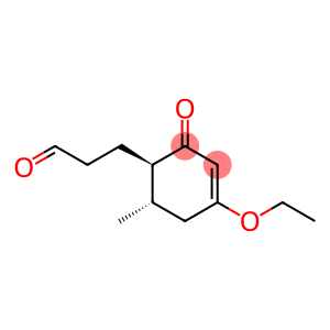 3-Cyclohexene-1-propanal,4-ethoxy-6-methyl-2-oxo-,trans-(9CI)
