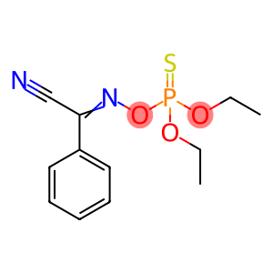 O,O-Diethyl O-(alpha-cyanobenzylideneamino)phosphorothioate