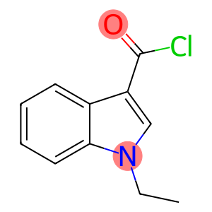 1H-Indole-3-carbonyl chloride, 1-ethyl- (9CI)
