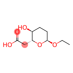 2H-Pyran-2-acetic acid, 6-ethoxytetrahydro-3-hydroxy-, [2R-(2α,3β,6β)]- (9CI)