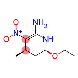 2-Pyridinamine,6-ethoxy-1,4,5,6-tetrahydro-4-methyl-3-nitro-,cis-(9CI)