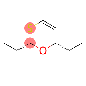 6H-1,3-Oxathiin,2-ethyl-6-(1-methylethyl)-,cis-(9CI)