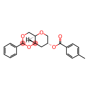 D-ribo-Hexitol, 1,5-anhydro-3-deoxy-4,6-O-(phenylmethylene)-, 4-methylbenzoate, (R)- (9CI)