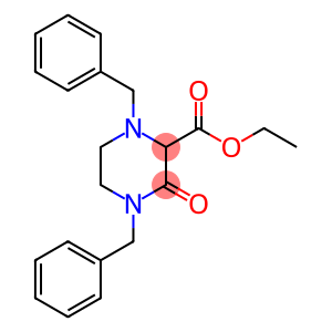 ethyl 3-oxo-1,4-bis(phenylMethyl)-2-piperazinecarboxylate