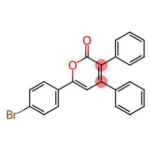 6-(4-Bromophenyl)-3,4-diphenyl-2H-pyran-2-one