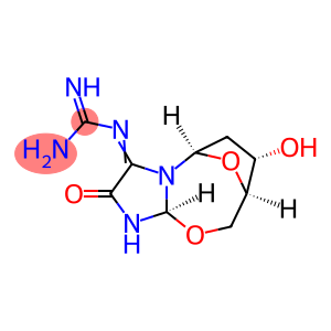 Guanidine, [(5R,7S,8R,10aS)-hexahydro-7-hydroxy-2-oxo-5,8-epoxy-5H-imidazo[2,1-b][1,3]oxazocin-3(2H)-ylidene]- (9CI)