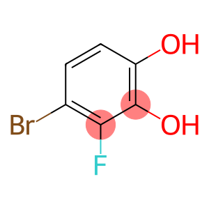 1,2-Benzenediol, 4-bromo-3-fluoro- (9CI)