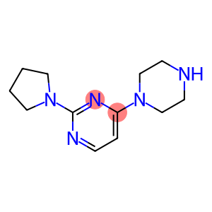 4-(piperazin-1-yl)-2-(pyrrolidin-1-yl)pyrimidine trihydrochloride