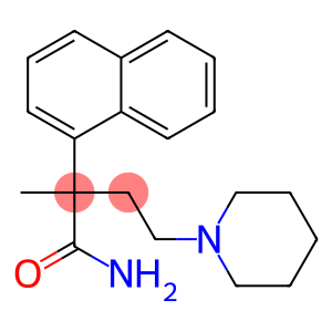 α-Methyl-α-(2-piperidinoethyl)-1-naphthaleneacetamide