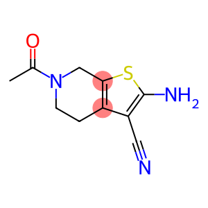 6-acetyl-2-amino-4,5,6,7-tetrahydrothieno[2,3-c]pyridine-3-carbonitrile(SALTDATA