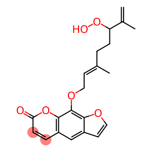 9-((6-Hydroperoxy-3,7-diMethylocta-2,7-dien-1-yl)oxy)-7H-furo[3,2-g]chroMen-7-one